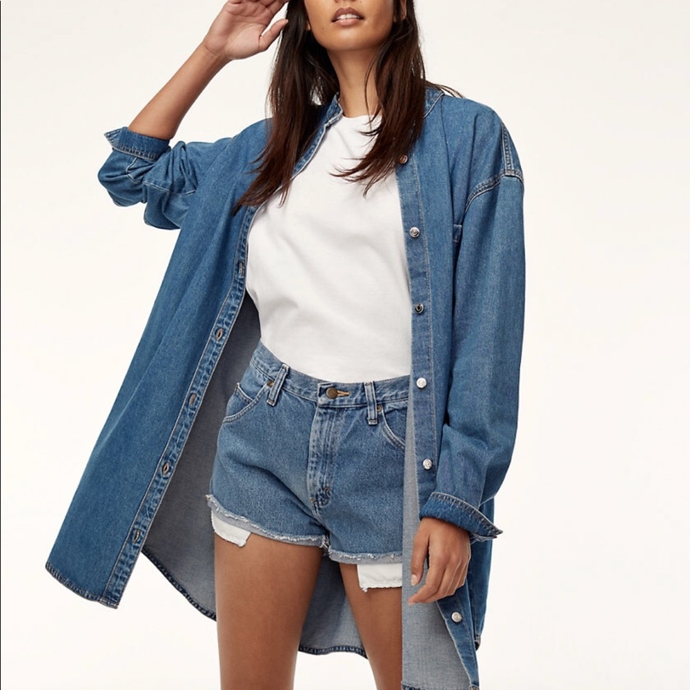 Vintage Wrangler cut off denim shorts